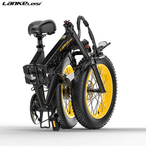<span class=keywords><strong>Lankeleisi</strong></span> X3000Plus vélo électrique pliable 1000W 20 pouces gros pneu vtt Fatbike électrique pliable - Product Image 6