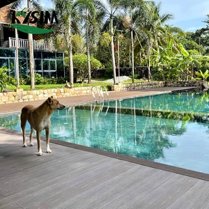 Không Thấm Nước 140*21Mm Rắn Wpc Sợi Xi Măng Ban Decking - Product Image 4