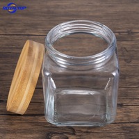 Bocaux en verre hermétiques de grande capacité pour aliments, café, thé, bonbons, miel – Qualité alimentaire – Fabrication usine