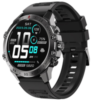 Reloj Inteligente Deportivo para Hombre T57, Monitoreo de Salud, Pantalla AMOLED de 1.43 Pulgadas, Llamadas Bluetooth, Resistente al Agua IP68, Botón Giratorio