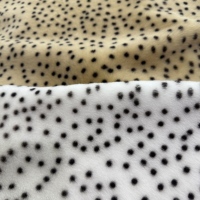 Cuir de mouton véritable imprimé à pois léopard pour la fabrication de sacs à main et de chaussures
