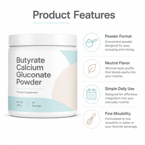 Polvo de Hidroxiapatita de Hierro, Zinc, Selenio y Magnesio de Grado Alimenticio Personalizado, Vitamina D3, Butirato, Gluconato de Calcio, para Mejorar los Huesos - Product Image 5