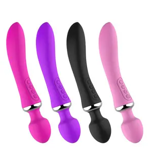 July Adult Vibrator Sex Toy For Women Vagina Vibrator G-spot Sexy Toys Online Shop Rose Black Purple Pink Double End Av Wand