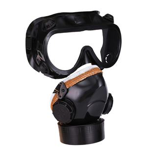 Masker Keselamatan penggunaan ganda, <span class=keywords><strong>Respirator</strong></span> Gas setengah wajah, <span class=keywords><strong>Respirator</strong></span> Kimia Antigas dengan filter - Product Image 1
