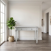 Table console miroir design moderne fait main 2 tiroirs en MDF meubles de maison pour salon chambre hôtel appartement vente en ligne