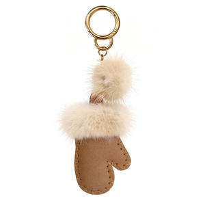 Porte-clés en cuir PU artisanal tendance, écologique, charme mignon, cadeau promotionnel - Product Image 6