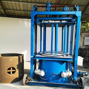 Macchina per la Produzione di Anelli per Tombini Prefabbricati, Attrezzatura Automatica per lo Stampaggio di Coperchi e Anelli in Calcestruzzo per Sistemi di Fognature e Drenaggio - Product Image 3