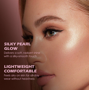 Marque privée Créez votre propre marque de maquillage <span class=keywords><strong>Palette</strong></span> de surligneur avec logo personnalisé <span class=keywords><strong>Palette</strong></span> de contour de surbrillance - Product Image 2