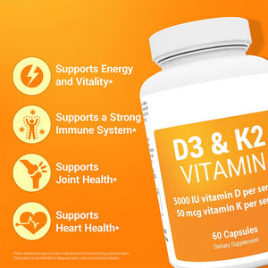 แคปซูลวิตามินดี3+เค2 แบบซอฟต์เจลปรับแต่งได้ ผลิตจากส่วนผสมจากธรรมชาติ เสริมสร้างสุขภาพกระดูกที่แข็งแรงสำหรับผู้ใหญ่ - Product Image 4