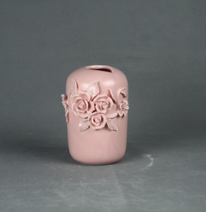 <span class=keywords><strong>Rosa</strong></span> <span class=keywords><strong>Vaso</strong></span> Floreale 3D Fiori Fioriera Bianco Piccolo <span class=keywords><strong>Vaso</strong></span> di Ceramica - Product Image 2