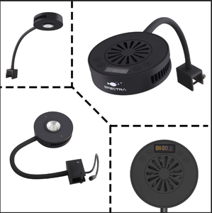 Spectra Aqua Knight <span class=keywords><strong>V2</strong></span> 36W Lampe d'aquarium marin à spectre complet, programmable avec variation de lumière du lever et du coucher du soleil, pour réservoir de corail - Product Image 6