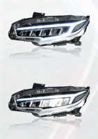 Feux avant Veidt pour Honda Civic 10e génération 2016-2021, ensemble de phares modifiés Dragon Wing RGB LED, feux de jour à LED, éclairage dynamique