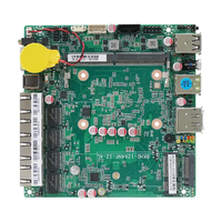 BKHD OEM 1264NP-12 Nano ITX Carte Mère 4 * Lan 2.5G Ethernet DDR5 M.2 Intel N100 I3 N305 Carte Mère pour Pare-Feu Routeur MINI PC