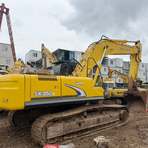 รถขุดไฮดรอลิกแบบตีนตะขาบ Kobelco SK350LC มือสอง ขนาด 35 ตัน พร้อมเครื่องยนต์ Isuzu และปั๊มมอเตอร์ รับประกัน 1 ปี สำหรับงานเหมืองและก่อสร้าง - Product Image 1