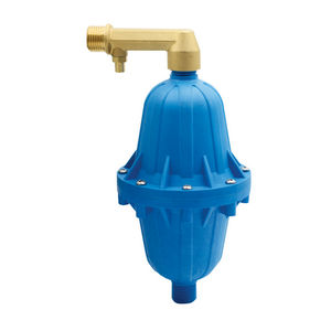 Filtre d'alimentation en air avec entrée en laiton de 3/4 pouces et boîtier bleu pour compresseur - Product Image 1