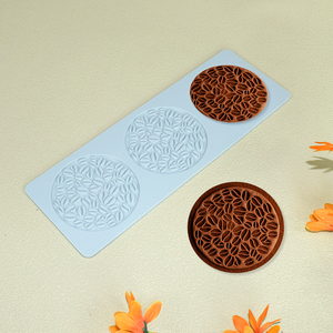 Tapis de cuisson en silicone à motif dentelle pour crêpes, biscuits ronds et moules à chocolat, outils de décoration de gâteaux - Product Image 3