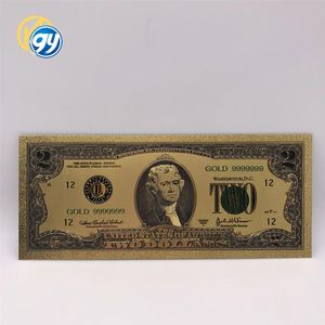 Amerikan 1 2 5 10 20 50 100 1000 5000 Milyar Milyon ABD Doları Banknotu 24 Ayar Altın Gümüş Folyo Banknot Vatanseverlik Hatırası Hediyesi - Product Image 2
