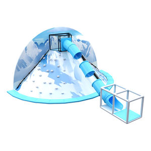 สไลด์ปีนครึ่งวงกลมล้อมรอบป่าการ์ตูนอุปกรณ์สนุก - Product Image 1