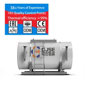 CJSE YYQW chauffe-huile thermique automatique 3000kw pour serre, chaudière à huile thermique pour industriel