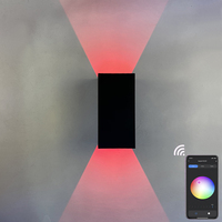 Lampada da Parete LED Impermeabile IP65 Hagood RGBW per Esterni con Controllo App Smart Life e Tuya