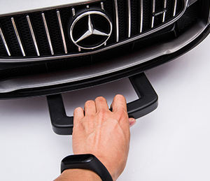 Jouet électrique en forme de voiture, pour bébés, enfants, monter sur la voiture, <span class=keywords><strong>Mercedes</strong></span> Benz GT4, 12V - Product Image 4