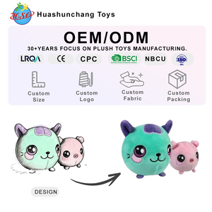 Mainan pemeras hewan boneka lucu kustom mainan boneka hewan lembut pereda stres - Product Image 2