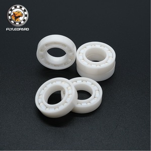 Flyleopard 6902Ce Ceramic Ball Bearings 15x28x7mm Zirconia Deep Groove Open Design For Acid <b>Alkali</b> Resistant Applications - Product Image 1