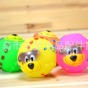 Bola <span class=keywords><strong>de</strong></span> León con sonido para mascotas, cara <span class=keywords><strong>de</strong></span> perro <span class=keywords><strong>de</strong></span> juguete, vinilo <span class=keywords><strong>de</strong></span> 7cm <span class=keywords><strong>de</strong></span> diámetro, protección ambiental <span class=keywords><strong>de</strong></span> calidad - Product Image 6