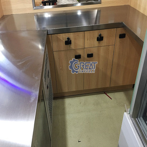 Carrito de quiosco al aire libre personalizado para restaurante cafetería remolque de venta móvil para comida de jugo para carrito de quiosco al aire libre remolque de camión - Product Image 5