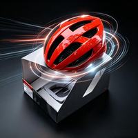 Boîte d'emballage rigide pliable et peu encombrante pour casque de moto, personnalisable et à plat, avec gaufrage, pour l'expédition