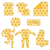 Hongbo Designer de luxe élégant bébé-vêtements élégant imprimé décontracté bébé naissance tenue nouveau-né bambou Spandex coton tenue pour