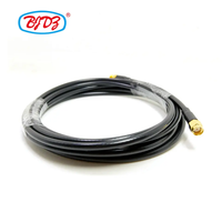 Prix usine RP polarité inversée SMA femelle Jack à RP polarité inversée SMA prise mâle faible perte LMR195 câble Coaxial RF
