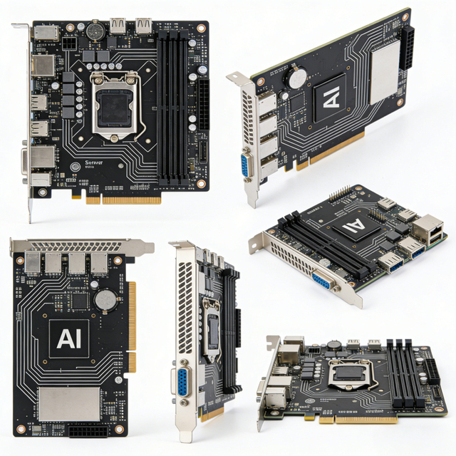 PCBA and PCB Assembly for AI Server Backplane High Tg Board TG180 Material Heavy Copper up to 4oz