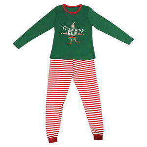 New <span class=keywords><strong>Cotton</strong></span> Família Natal Pijama Set Moda Impressão Pai Mãe Crianças Cão Família Combinando Roupas Roupas Família Sleepwear - Product Image 5
