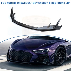 Divisor de Parachoques Delantero de Fibra de Carbono Estilo Capris para <span class=keywords><strong>Audi</strong></span> R8 V10 22-24 - Product Image 3