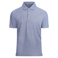 Kaos Golf Lengan Pendek Kasual Rajut Katun Gaya Amerika Pria Terlaris Musim Panas Anti-susut
