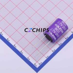 Supercondensateur BCC2R7M256YS1620A2NP01, composant traversant (THT), pas de 7,5 mm, condensateur 25F 20% 2,7V 2000 heures à 70°C - Product Image 1