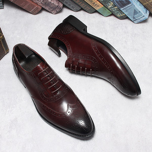 Nouvelles bottes en cuir pour hommes de haute qualité de style italien avec lacets, chaussures Oxford pour les occasions de mariage et de fête - Product Image 4