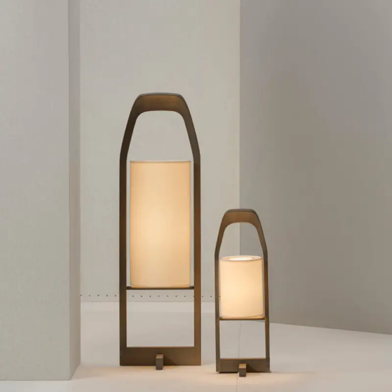 Wabi sabi lâmpada de mesa, luminária chinesa para quarto, design de madeira sólida, sala de estar, estudo