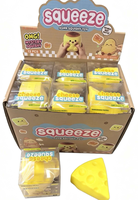 Blocs de construction en TPR non toxiques, croquants et moelleux, en forme de fromage et beurre, jouets anti-stress, cadeau, vente en gros, fabricant