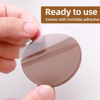 Protections de pieds de meubles en silicone autocollantes antidérapantes silencieuses lavables réutilisables pour chaises et tables pour sols en bois à la maison