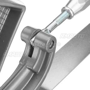 14" S/M Size Adjustable Frame Milled Tooth <b>Car</b> Body <b>Polisher</b> Files Metal Panel Polishing Curved Tooth Steel File Holder - Product Image 3
