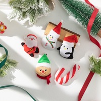 Nouveaux jouets de chat de Noël série de Noël poupées jouets d'herbe à chat résistant aux morsures et aux jeux