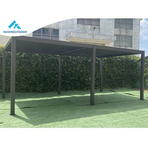 Vente de gazebo Arche d'extérieur Pergola murale de fête de luxe en aluminium Pergola d'extérieur réglable de luxe Demi-grande taille <span class=keywords><strong>Petit</strong></span> chinois - Product Image 2