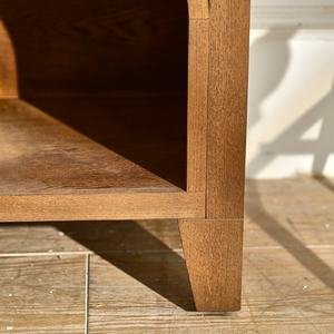 Mueble para el Hogar, Estilo Rústico Antiguo, Diseño Arqueado, Estantería de Madera para Exhibición y Almacenamiento, para Sala de Estar - Product Image 6