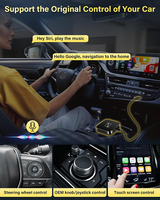 Nouveau Dongle CarPlay sans fil OEM ODM Android Auto, Système 2-en-1 à Apparence Multiple pour un Contrôle Facile de l'Écran