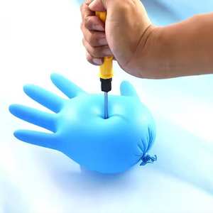 Guantes Domésticos <span class=keywords><strong>de</strong></span> Nitrilo <span class=keywords><strong>de</strong></span> 3.5 Mil, Sin Polvo, Equipo <span class=keywords><strong>de</strong></span> Protección Desechable para Exámenes - Product Image 3