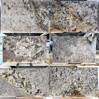 Dalle de quartzite Patagonia UNION STONE, marbre Pandora semi-précieux brésilien translucide poli et émaillé de luxe pour fond de scène