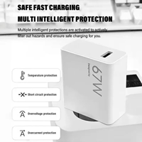 Cargador Superrápido de Alta Calidad con Enchufe Europeo, Estadounidense y Británico, Adaptador de Corriente USB Tipo C PD y Cargador Rápido con Adaptador y Caja para Teléfono