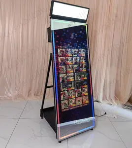 Photo Booth Machine Kiosk 43 Inch Lcd Digital Sign Touch Screen Photo Booth Instant Facebook Social Media Photo Booth For Sale